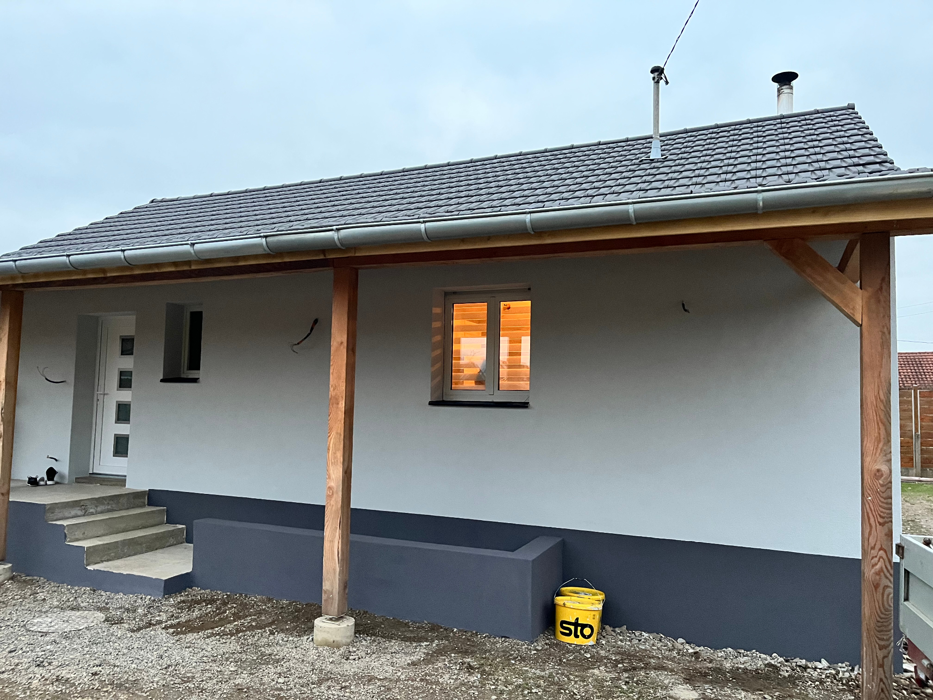 Single-family home — energy retrofit — After