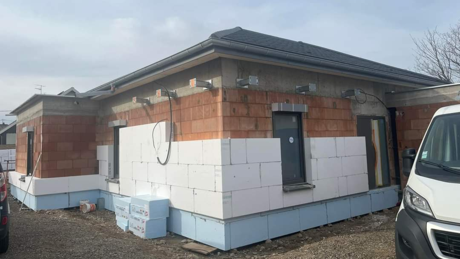 Single-storey — full external insulation on brick — Before