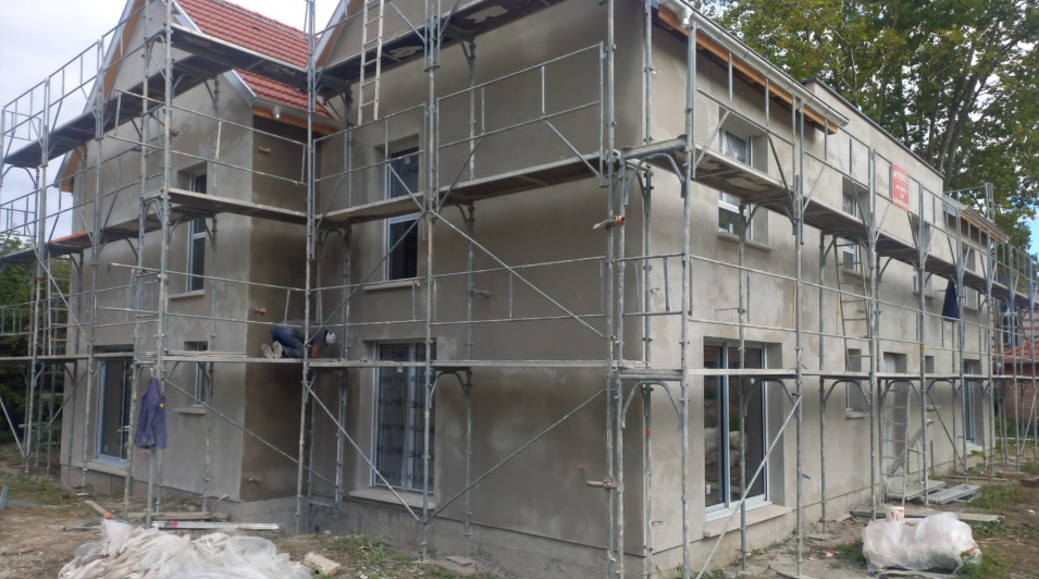 Technical render system applied from scaffold